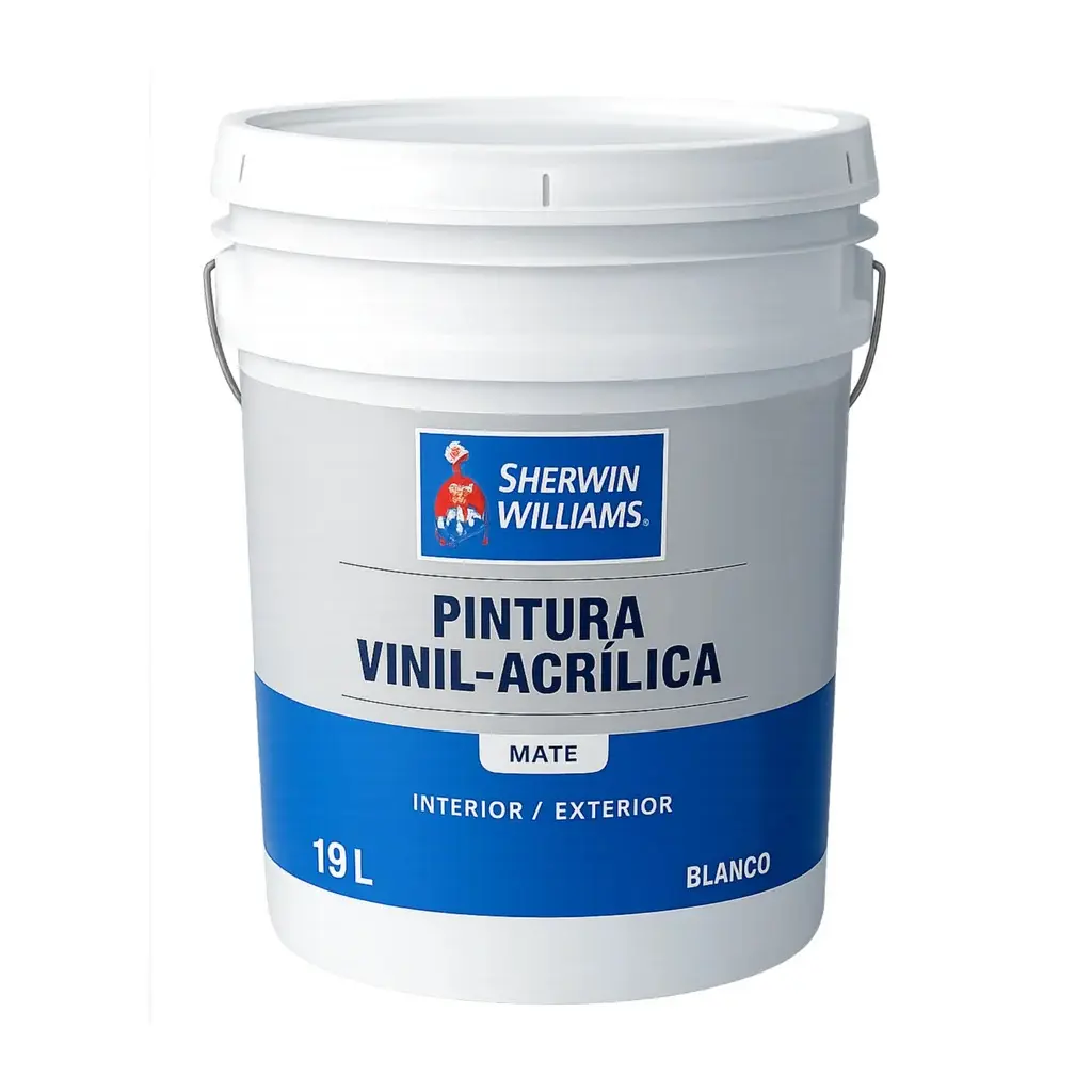 PINTURA VINIL-ACRILICA BLANCA MATE CU