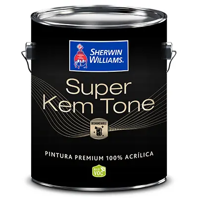 [K07WJ0060-G] SUPER KEM-TONE BLANCO MATE BAJO VOC GL